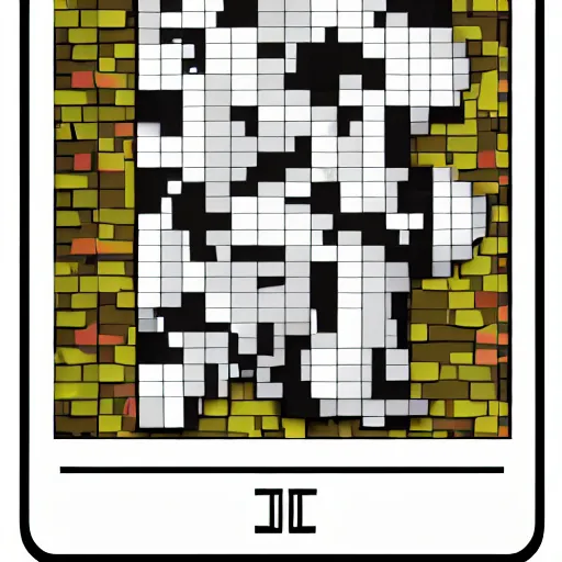 Image similar to pokemon card of missingno