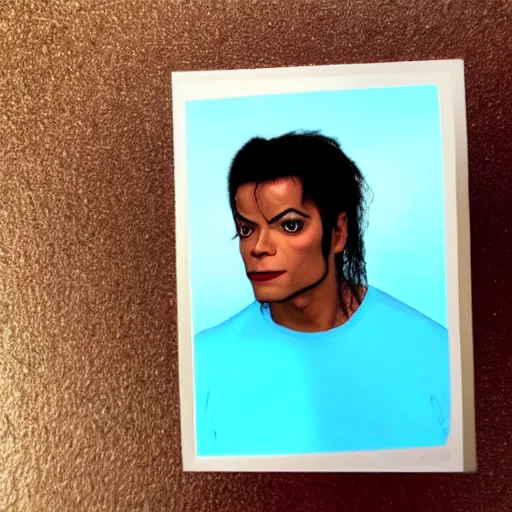 Image similar to dwayne the rock michael jackson, mugshot