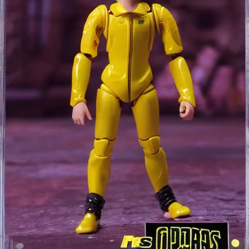 Image similar to Spy Kids Juni Cortez, 12in action figure, 5 points of articulation, posable pvc, Yellow Mechanized Suit, Spy Kids 3-D Game Over (2003)