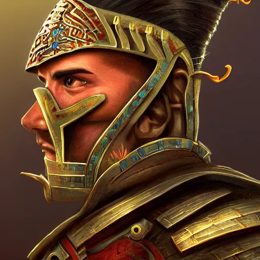 Image similar to Central Asian Warrior, fantasy, portrait, highly detailed, digital painting, trending on artstation, concept art, sharp focus, illustration