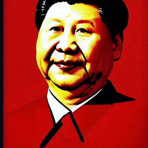 Image similar to cell shading high xi jinping