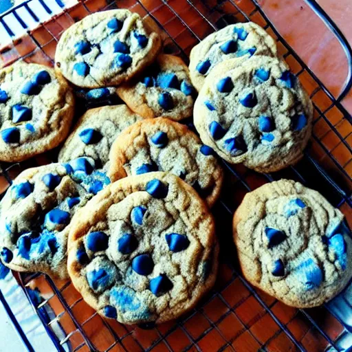 Image similar to blue blue blue blue blue ( ( ( ( ( ( ( ( ( ( chocolate chip cookies ) ) ) ) ) ) ) ) ) )