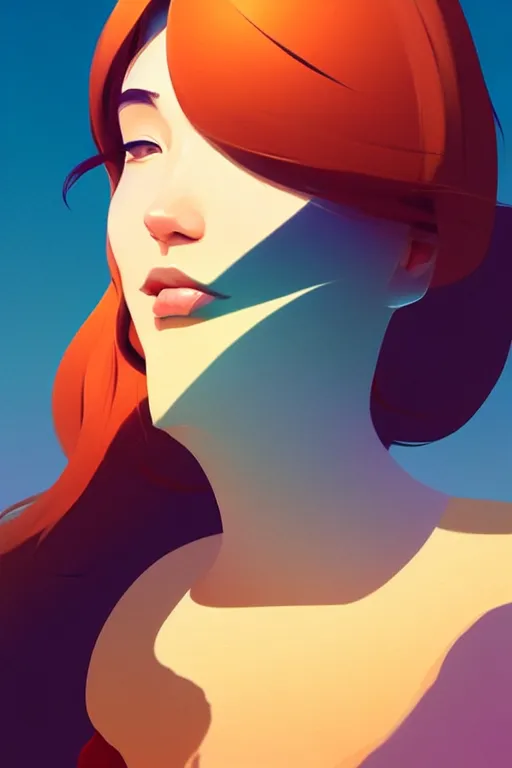 Image similar to smooth cow, desert colors, centered median photoshop filter cutout vector behance hd by artgerm, jesper ejsing, by rhads, makoto shinkai and lois van baarle, ilya kuvshinov, rossdraws, illustration, art by ilya kuvshinov and gustav klimt