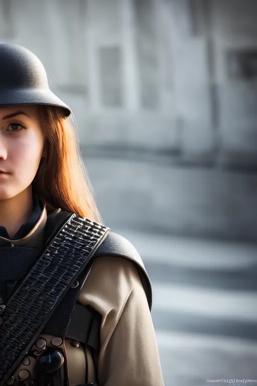 Prompt: a beautiful female guard from oblivion shyly posing on camera, symmetrical, cinematic, elegant, dawn light, real dlsr photography, sharp focus, 4 k, ultra hd, sense of awe