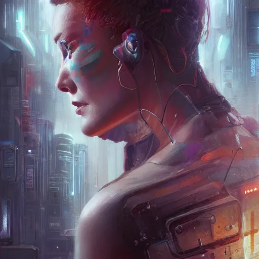 Image similar to neuromancer, painted by greg rutkowski, painted by magali villeneuve, painted by stanley artgerm lau, digital art, trending on artstation