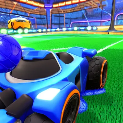 Image similar to !dream Rocket league gameplay