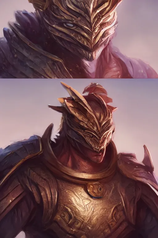 Image similar to A realistic anime portrait of a dnd male dragonborn warrior, digital painting, by Stanley Artgerm Lau, Sakimichan, WLOP and Rossdraws, digtial painting, trending on ArtStation, SFW version