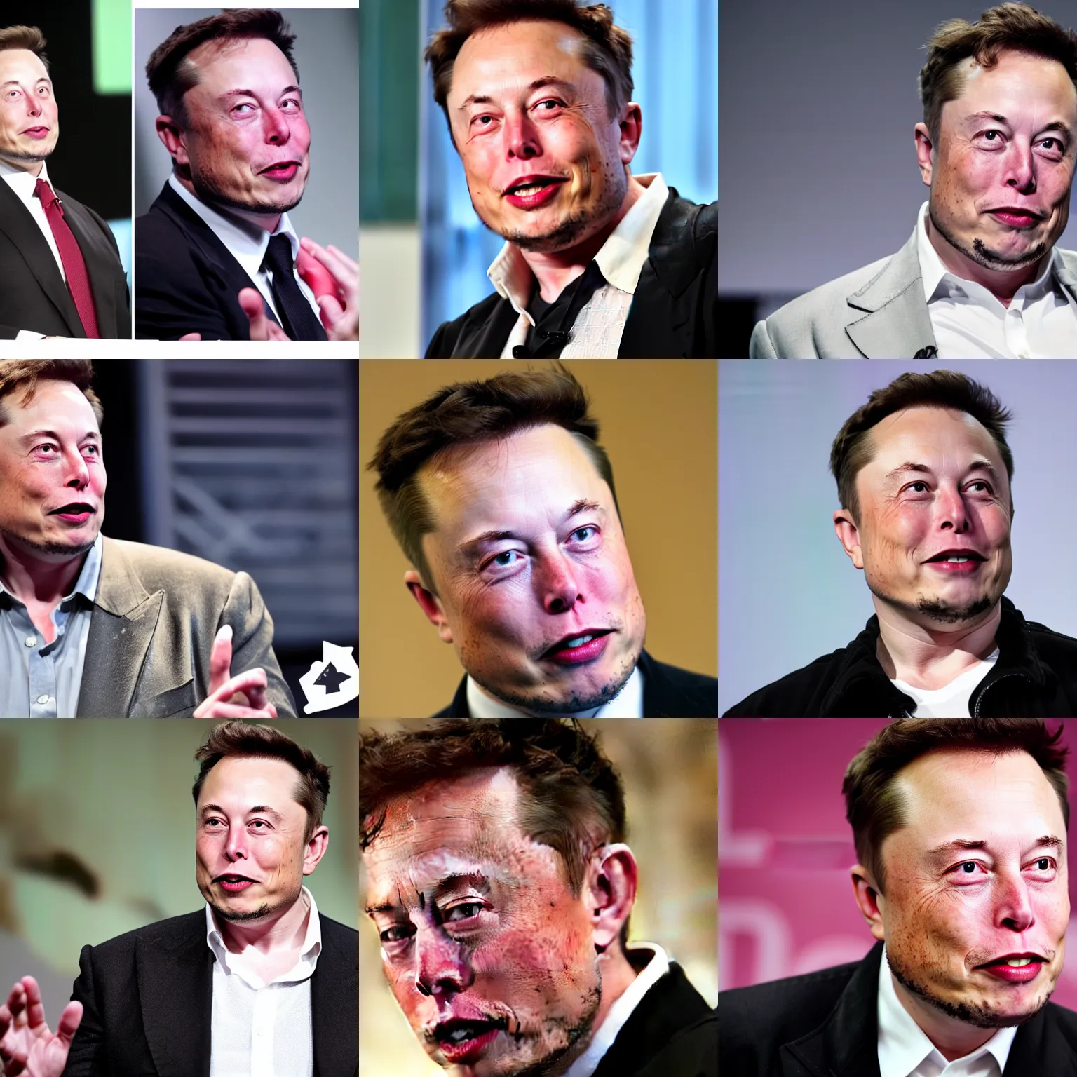 Prompt: elon musk crying about the existence of Stable Diffusion