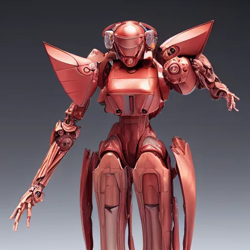 Prompt: futuristic nymphaea themed mecha waterlily upper body, sepals forming helmet, highly detailed, nymphaea, 8 k hd resolution, sazabi, biomechanical, bandai box art, star wars, makoto kobayashi, frank gehry, raymond swanland