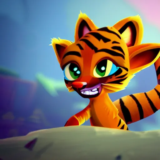 Image similar to Tiny Tiger form crash bandicoot