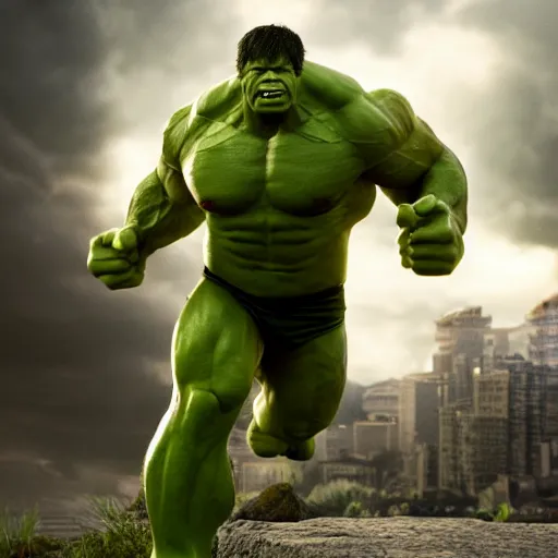 dwayne johnson as the hulk by ang lee super realistic | Stable Diffusion |  OpenArt