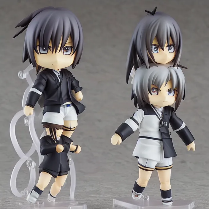 Prompt: takumi fujiwara, an anime nendoroid of takumi fujiwara, figurine, detailed product photo