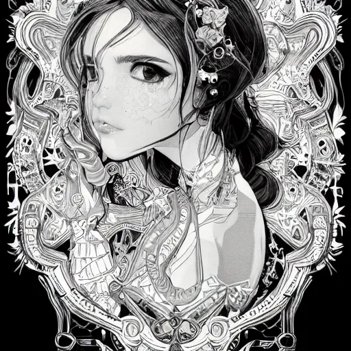 Image similar to the most incredibly beautiful and elegant and cute woman, an ultrafine detailed illustration by james jean, final fantasy, intricate linework, bright colors, behance contest winner, vanitas, angular, altermodern, unreal engine 5 highly rendered, global illumination, radiant light, detailed and intricate environment