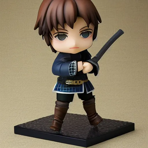 Image similar to Best photograph of Jamie Fraser nendoroid figure photo 50 mm studio lighting