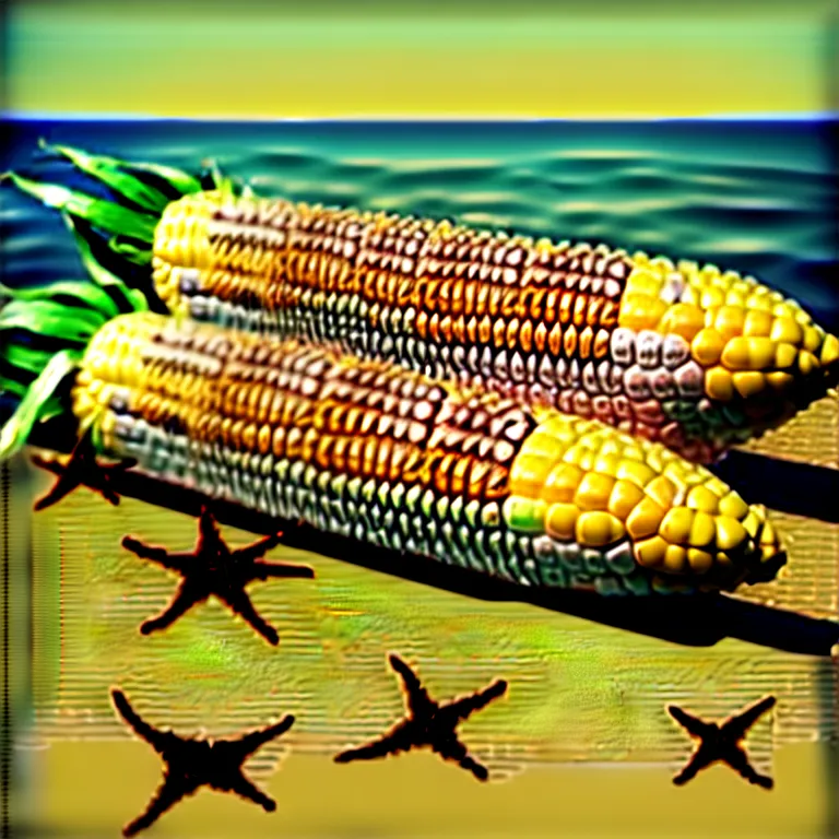 Image similar to corn in the sea vintage coutry style