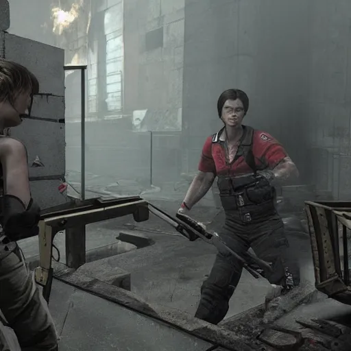 Prompt: Resident Evil set in the Soviet Union