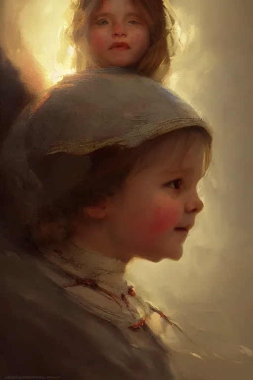 Image similar to medieval little girl, joyful, hope, close - up portrait, intricate, elegant, volumetric lighting, scenery, digital painting, highly detailed, artstation, sharp focus, illustration, concept art, ruan jia, steve mccurry