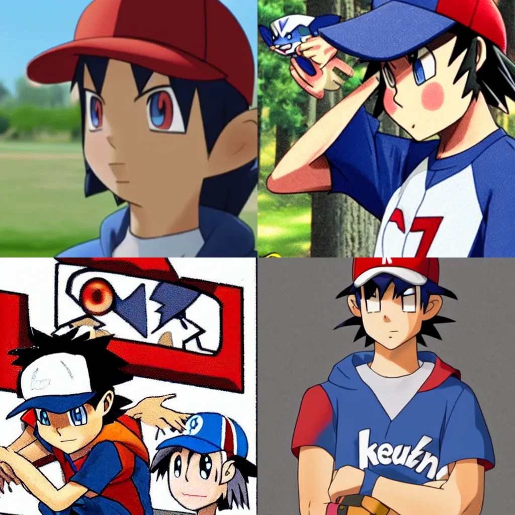 Prompt: a real photo of ash ketchum, high definition