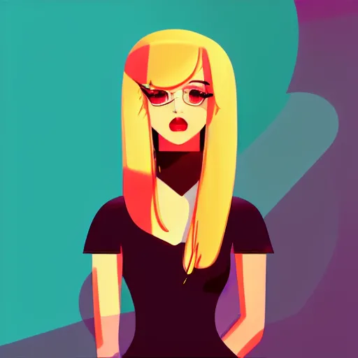 Image similar to a 2 d character design, vector art, female singer, digital art, portrait, 4 k, 8 k, sharp focus, smooth, illustration, concept art