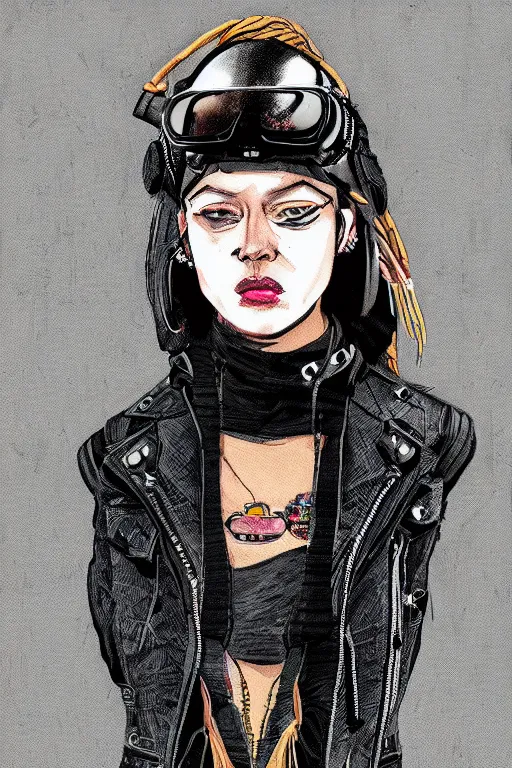 Image similar to cypherpunk fashion illustration, ultra detailed, fine detail