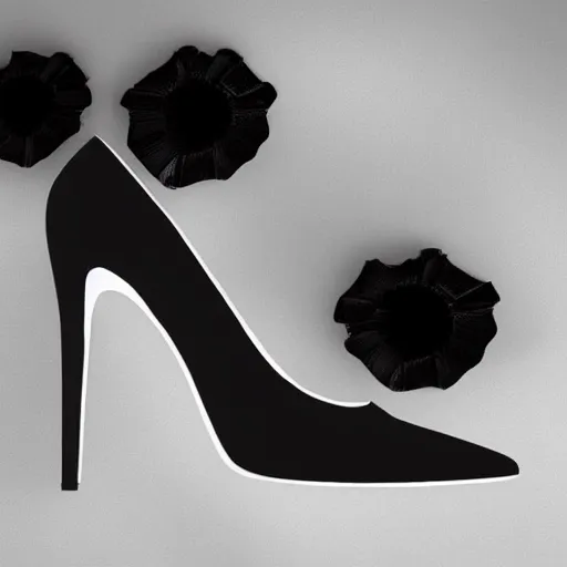 Prompt: stiletto shoes pinterest product shot studio lighting