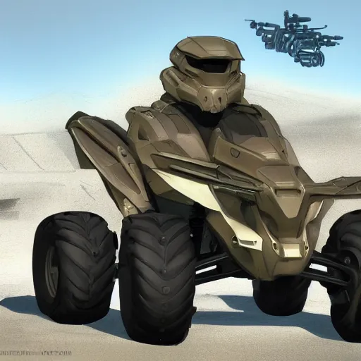 Image similar to concept art blueprint halo new atv vehicles