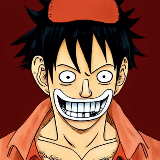 Image similar to [ luffy mustache ] ( by kim jung gi ) ( by george morikawa ) ( by kentaro miura ) ( by eiichiro oda )