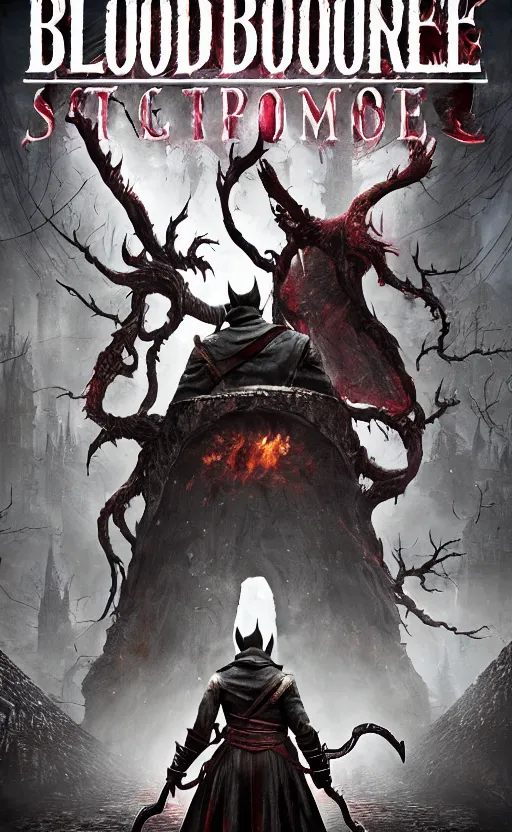 Bloodborne Video Game Poster Title 