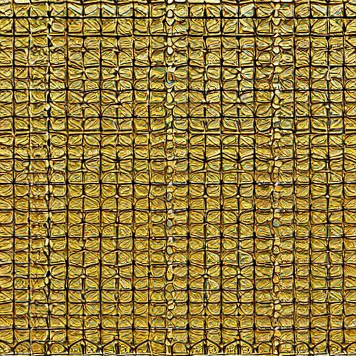 Image similar to 3d render of an abstract pattern gold tile, symetrical