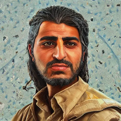 Prompt: Kurdish interpreter, award winning painting, incredibly detailed, extremely detailed, trending on artstation, hyperealistic, 8k hd