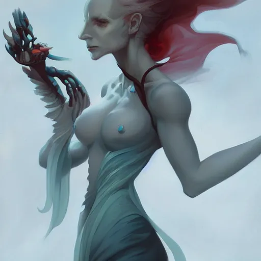 Prompt: A Character by Peter Mohrbacher