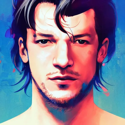 Prompt: gaspard ulliel portrait as manga girl, realistic shaded perfect face, fine details. anime. realistic shaded lighting poster by ilya kuvshinov katsuhiro otomo ghost - in - the - shell, magali villeneuve, artgerm, jeremy lipkin and michael garmash and rob rey