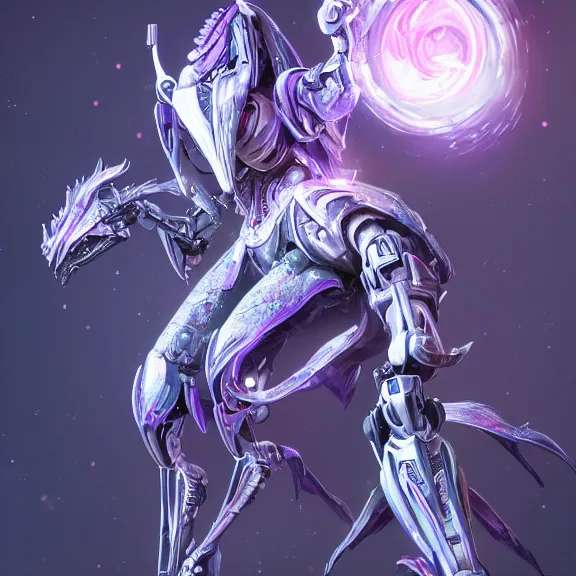 Image similar to extremely detailed ground shot of a giant beautiful stunning goddess anthropomorphic hot robot mecha female dragon, silver sharp streamlined armor, detailed hot maw, glowing Purple LED eyes, looming over, micro pov, vore art, dragon art, warframe fanart, Destiny fanart, macro art, giantess art, furry art, furaffinity, high quality 3D realism, DeviantArt, Eka's Portal, G6