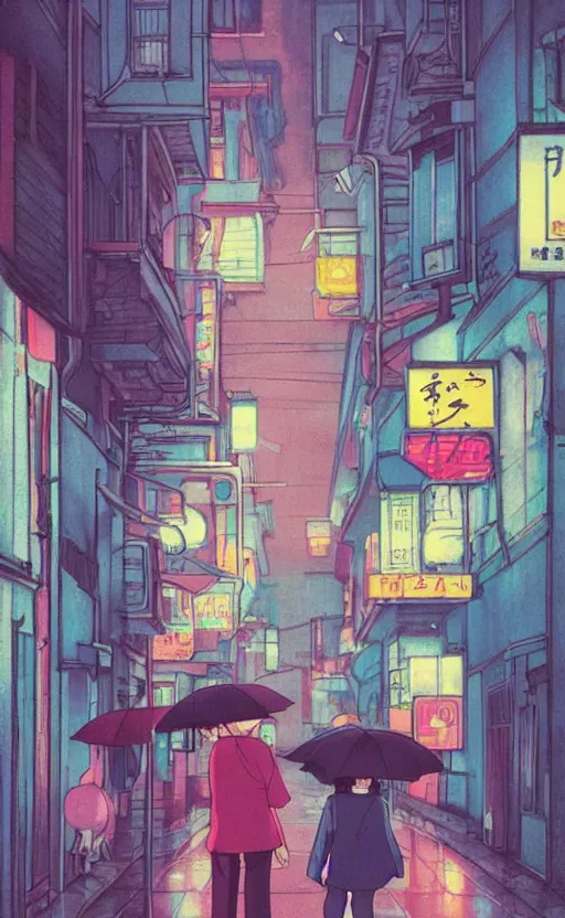 Anime Girl Umbrella On Rainy Day Stock Illustration 2324501303 |  Shutterstock
