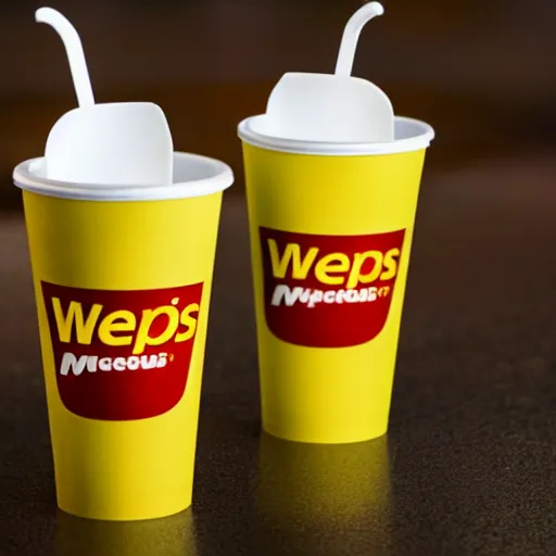 Prompt: the new cup of wasps at mcdonalds