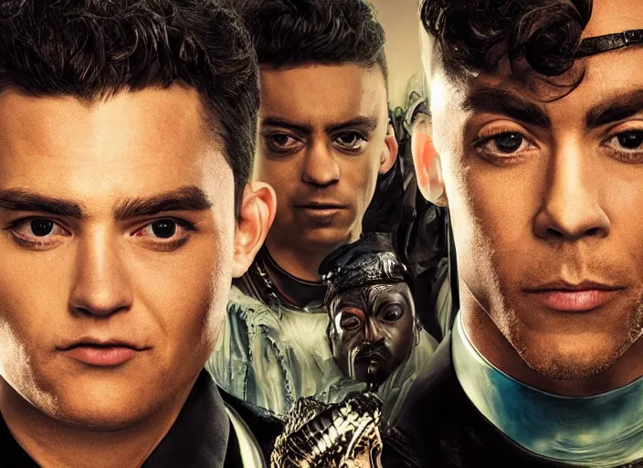 Image similar to portrait of the homelander from Amazon prime series The Boys