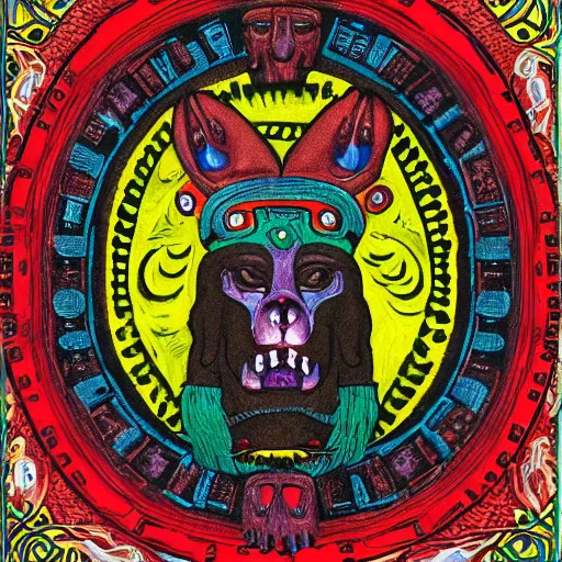 Image similar to portrait of xolotl