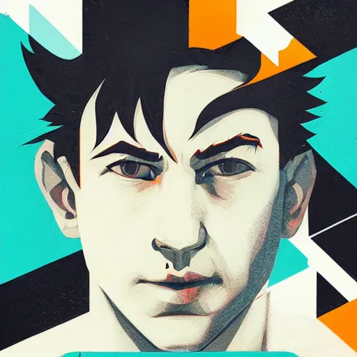 Image similar to Zagreus profile picture by Sachin Teng, asymmetrical, Organic Painting , Matte Painting, geometric shapes, hard edges, graffiti, street art:2 by Sachin Teng:4