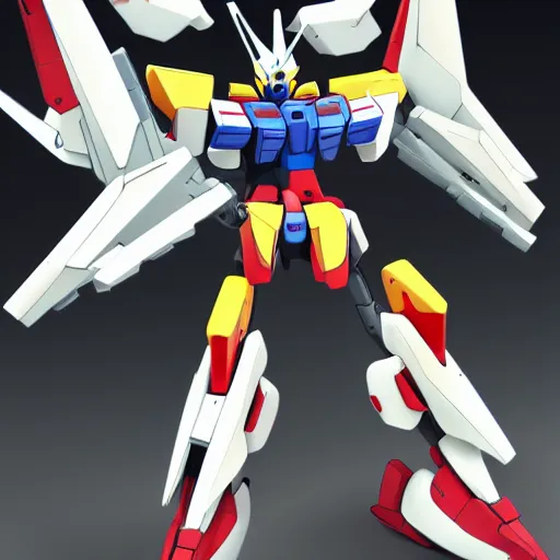 Prompt: a gundam mech shaped like a praying mantis, anime, 4 k