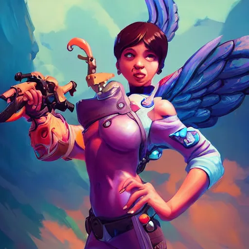 Prompt: baby Peanut with wings , fantasy art apex fortnite Video game icon, 2d game art gta5 cover , official fanart behance hd artstation by Jesper Ejsing, by RHADS, Makoto Shinkai and Lois van baarle, ilya kuvshinov, rossdraws