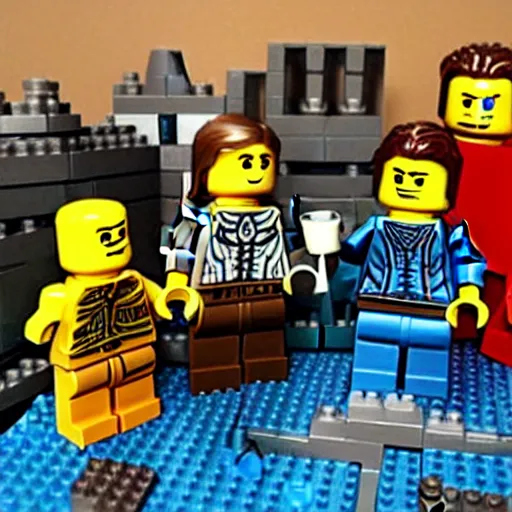 Prompt: Lego Game of Thrones