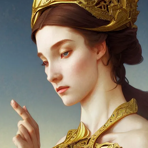 Prompt: queen of stovokor, intricate, elegant, highly detailed, digital painting, artstation, concept art, smooth, sharp focus, illustration, art by artgerm and greg rutkowski and alphonse mucha and william - adolphe bouguereau