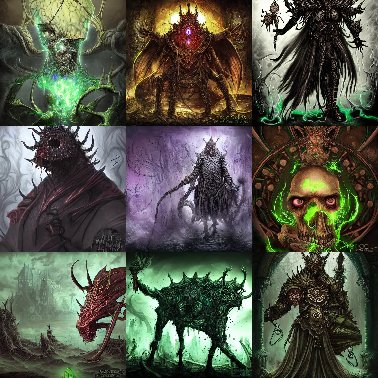 Prompt: Pestilence King, disease, toxic, poison, pus, fantasy, epic, digital art