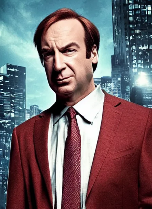 Image similar to Saul Goodman as Daredevil