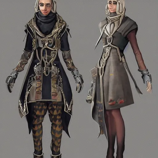 Image similar to fashion sketches of the alchemist belt, potions 4 bottles for alchemist. potions, poison, bottles on belt. prop design, single model. one figure. designed by wotc. fashion sketches from the year 1 4 3 2