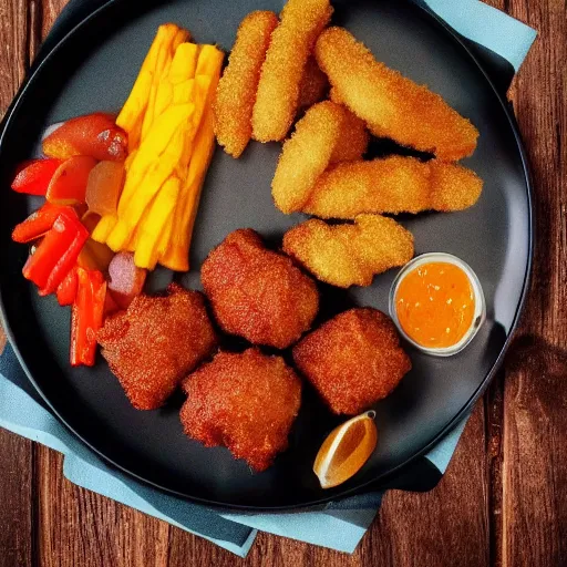 Image similar to fried food set meal