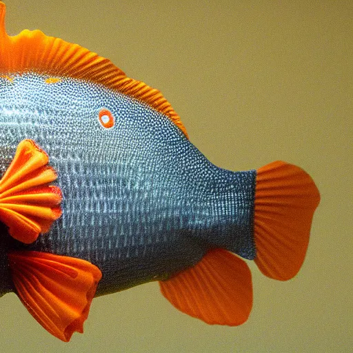 Image similar to a cyborg goldfish