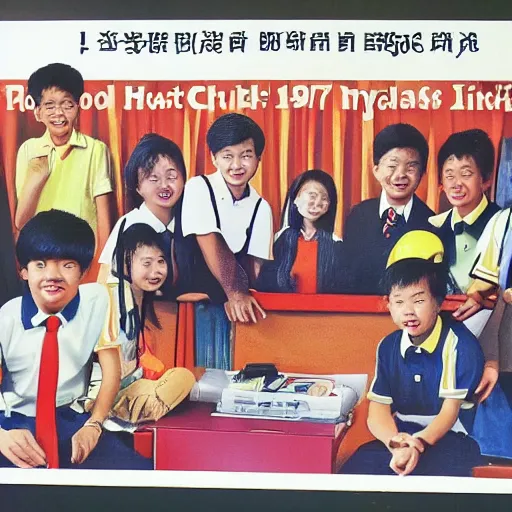 Image similar to 1 9 9 0 s singaporean public education poster for secondary schools