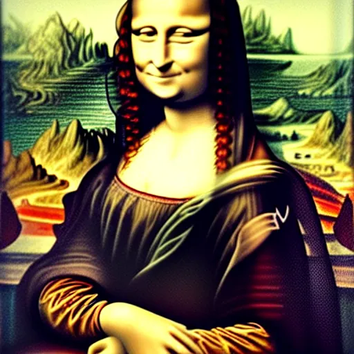 Prompt: The Mona Lisa that looks like Donald Trump