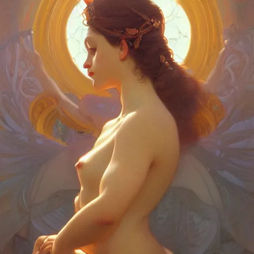 Prompt: portrait of a goddess, homer simpson, intricate, elegant, highly detailed, digital painting, artstation, concept art, smooth, sharp focus, illustration, art by artgerm and greg rutkowski and alphonse mucha and william - adolphe bouguereau